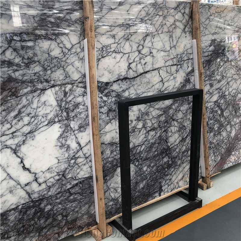 High Quality Milas Lilac White Marble Slabs