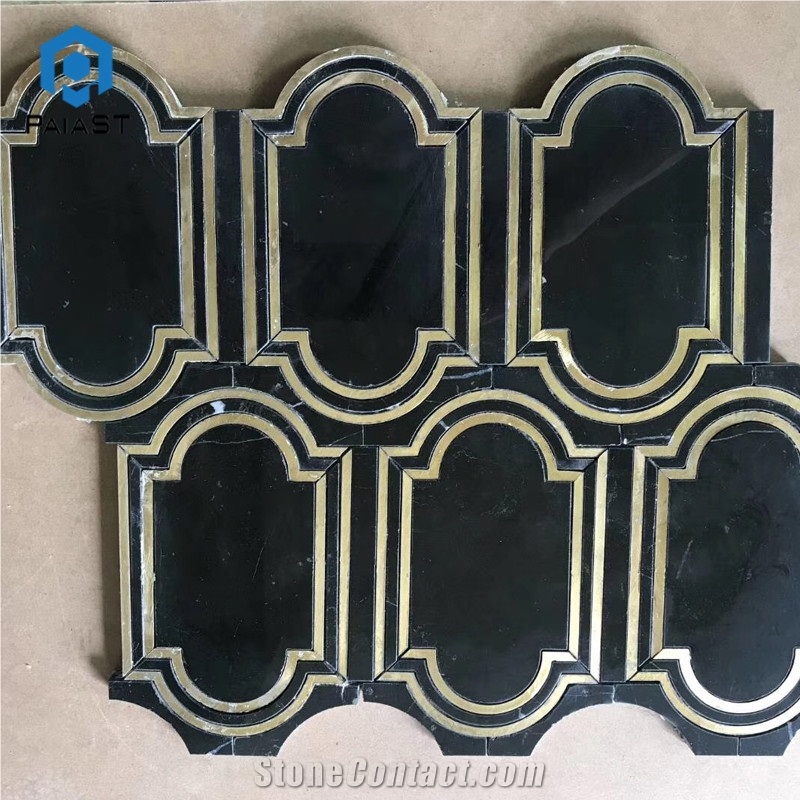High Quality Water Jet Mosaic Floor Tiles Pattern