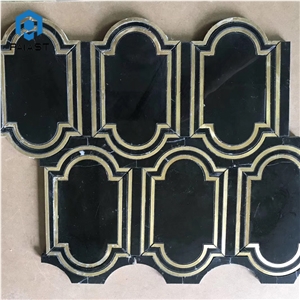 High Quality Water Jet Mosaic Floor Tiles Pattern