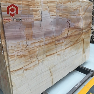 Home Decoration Bark Quartzite Slab For Interior Wall Design