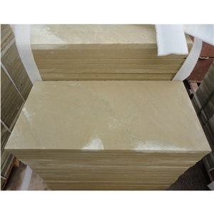 Honed Surface Yellow Sandstone Tiles for Villa Honed Surface Yellow Sandstone Tiles for Villa
