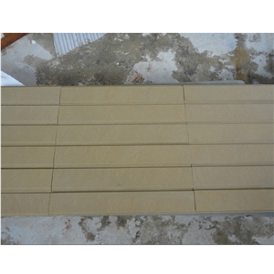 Honed Surface Yellow Sandstone Tiles for Villa