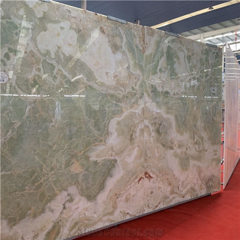 Hot Sale Building Material Green Onyx Slab