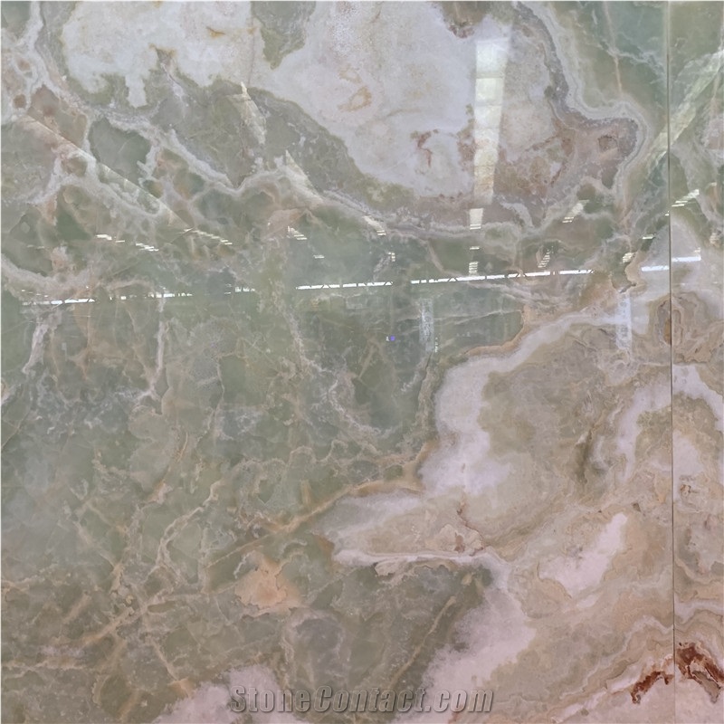 Hot Sale Building Material Green Onyx Slab