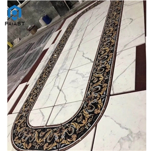 Hot Sale Marble Waterjet Medallion For Lobby Floor