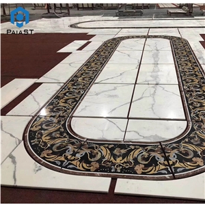 Hot Sale Marble Waterjet Medallion For Lobby Floor