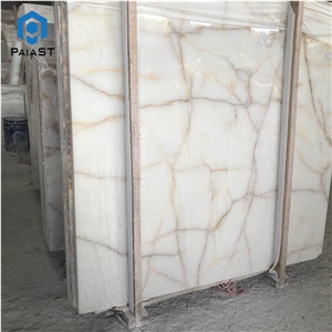 Interior Decoration White Onyx Slabs