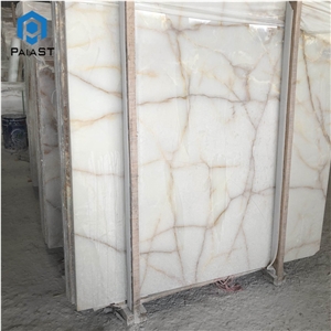 Interior Decoration White Onyx Slabs