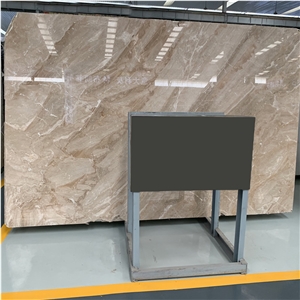 Italian Pink Breccia Oniciata Marble Floor Design