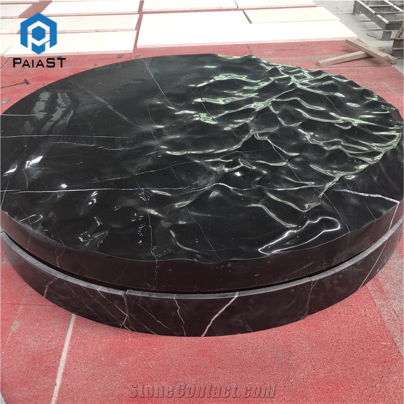 Luxury 3D Marble Carving Cnc Panel For Hotel Lobby