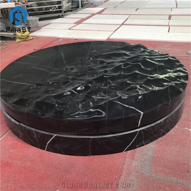 Luxury 3D Marble Carving Cnc Panel For Hotel Lobby