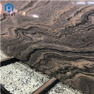 Luxury Brown Marble With Black Wall And Floor Tile