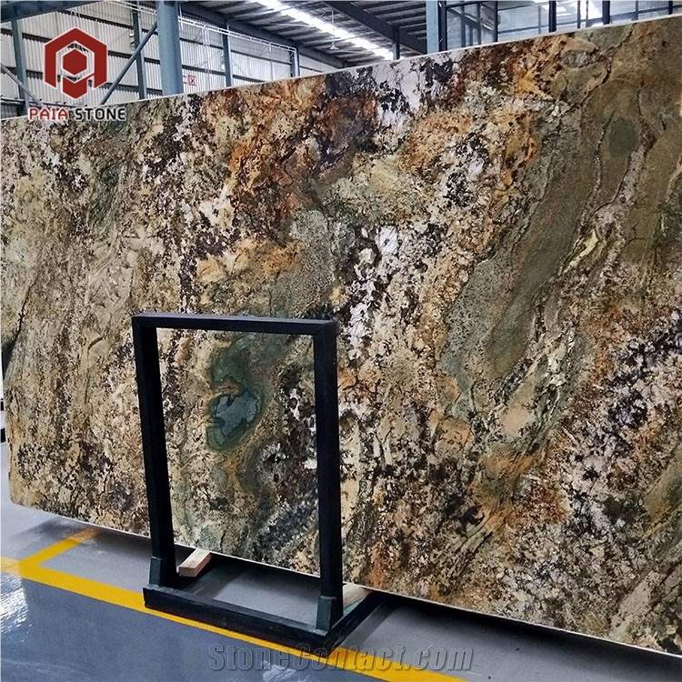 Exotic Mascalzone Granite Slab For Background Wall