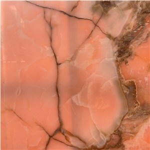 Luxury Pink Onyx Slabs For Wall Decoration