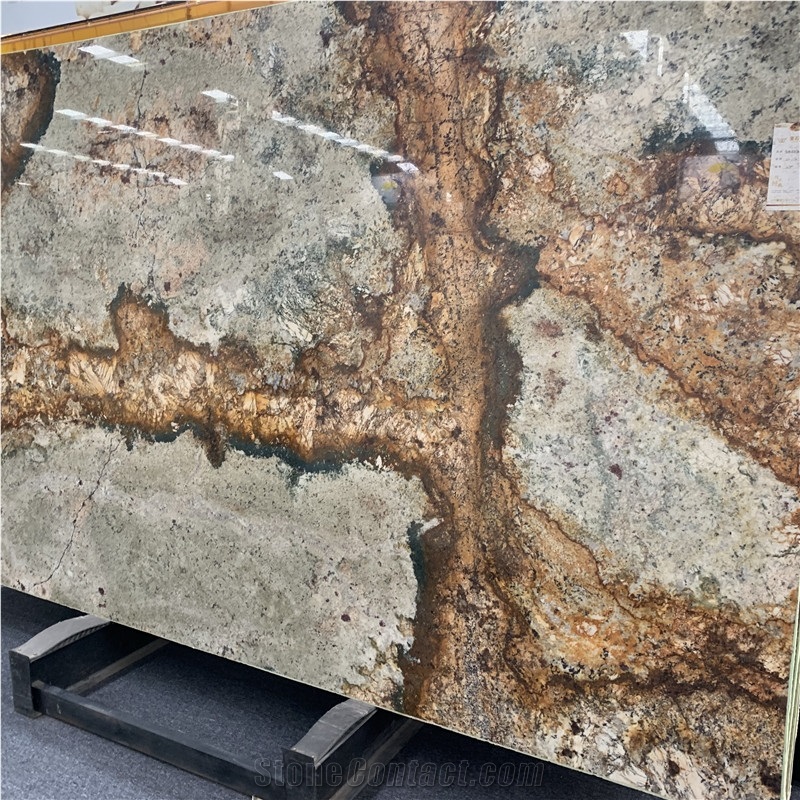 Luxury Shangri-La Granite Slab for Background Wall
