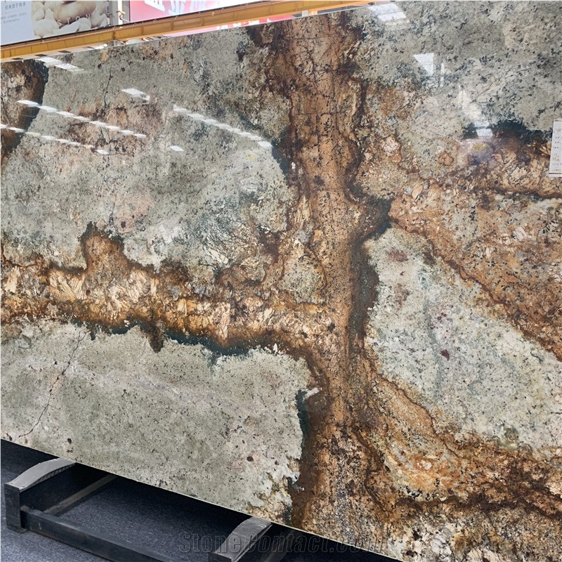 Luxury Shangri-La Granite Slab for Background Wall