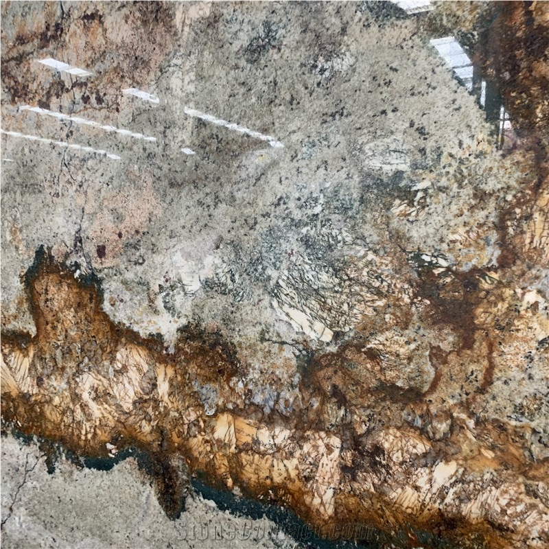 Luxury Shangri-La Granite Slab for Background Wall