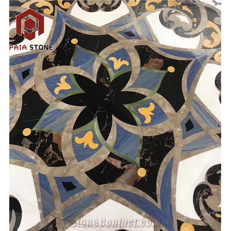 Luxury Stone Water-Jet Pattern Tiles Design