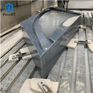 Luxuy Blue Marble 3d Cnc Carving Pattern for Hotel