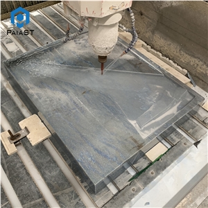 Luxuy Blue Marble 3d Cnc Carving Pattern for Hotel
