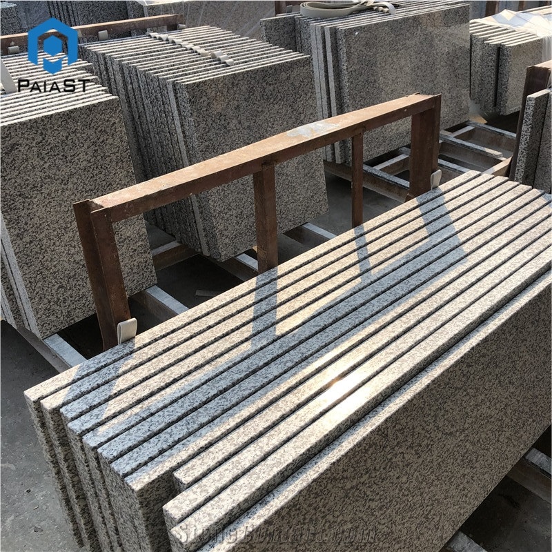Man Made Prefab Kitchen Grey Granite Countertop
