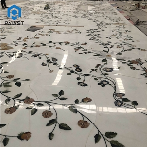 Marble Flower Water Jet Pattern for Floor Tiles