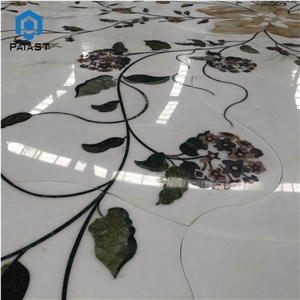 Marble Flower Water Jet Pattern for Floor Tiles