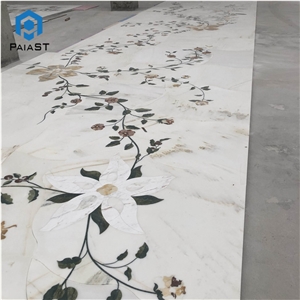 Marble Flower Water Jet Pattern for Floor Tiles