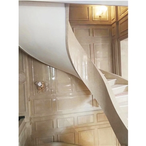 Marble Spiral Stair Step Treads Indoor Decorative