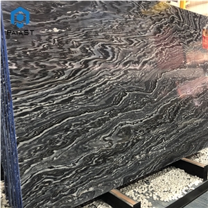 Natural Polished Mezzanotte Quartzite Tile For Interior Wall