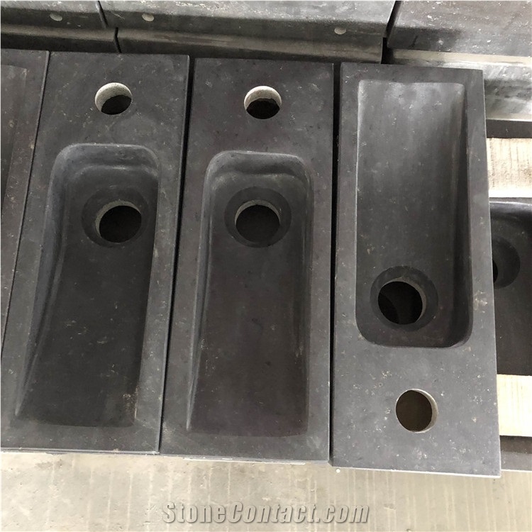 Moden Style Natural Black Granite Sink For Kitchen