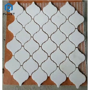 Modern Design Lantern Marble Mosaic Tiles For Wall