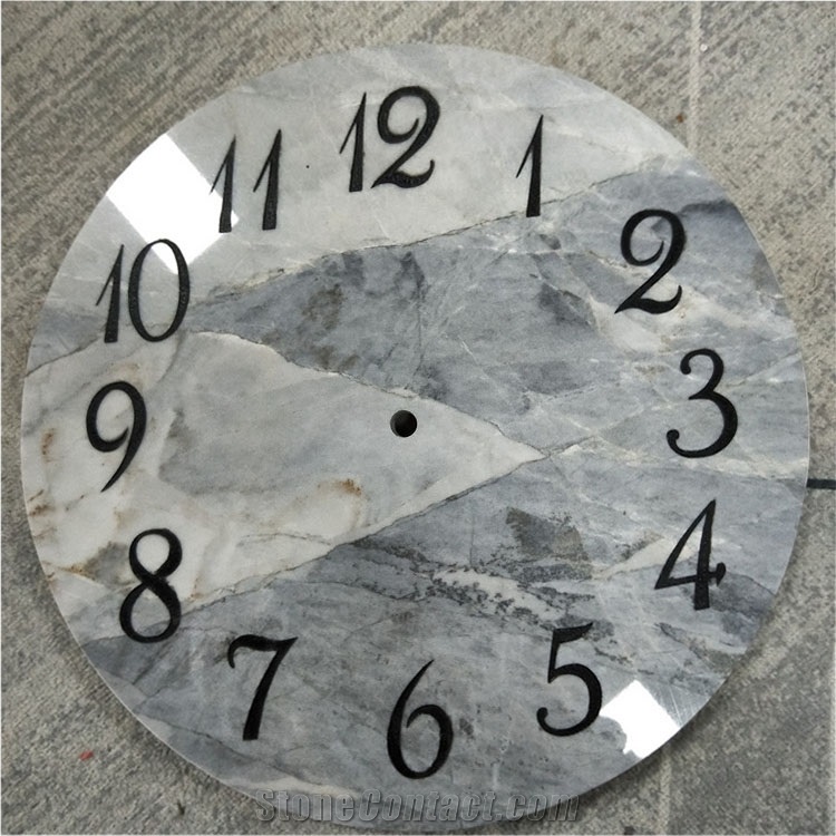 Modern European Style Simple Marble Clock
