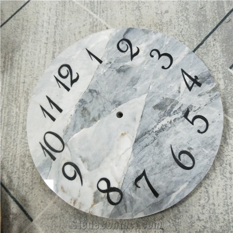 Modern European Style Simple Marble Clock