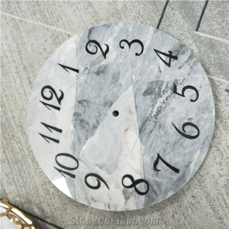 Modern European Style Simple Marble Clock