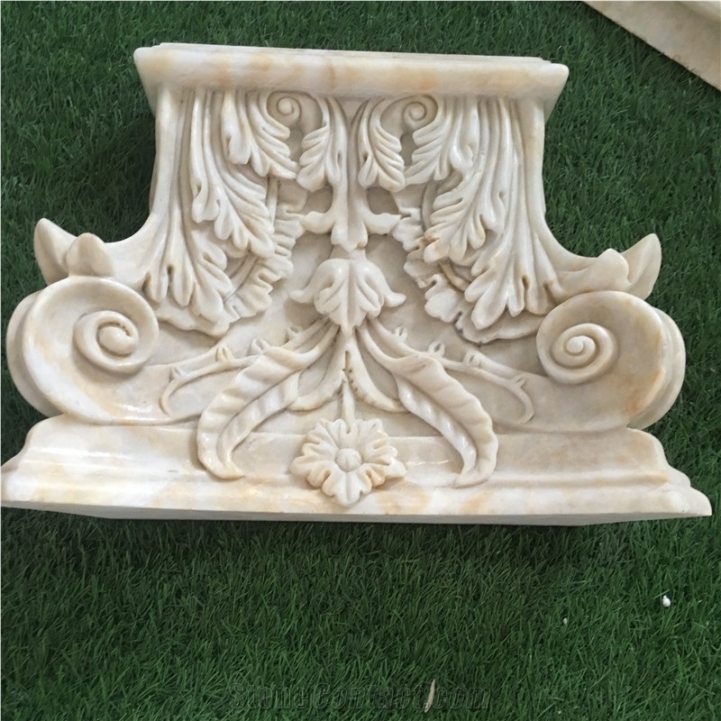 Modern Roman Design Lemon White Onyx Wedding