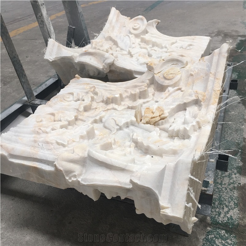 Modern Roman Design Lemon White Onyx Wedding
