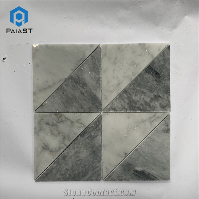 Modern Triangular Mosaic Tiles For Bathroom Wall