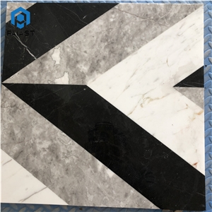 Morden Marble Design Floor Tiles Inlay Flooring