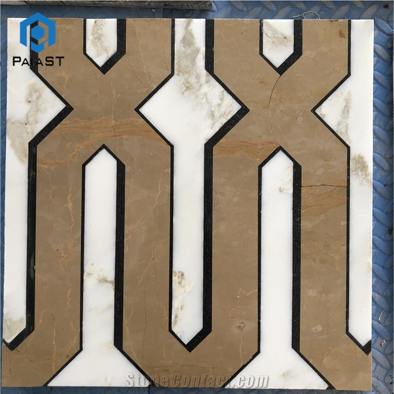 Morden Marble Design Floor Tiles Inlay Flooring