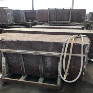 Multicolor Red Granite Slab For Building Project