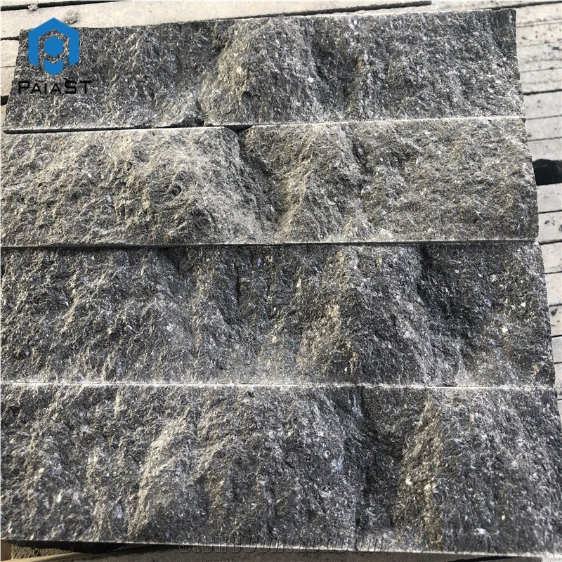 Natural Black Cultured Stone Garden Wall Decor