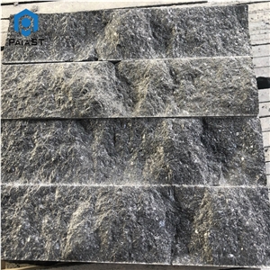 Natural Black Cultured Stone Garden Wall Decor
