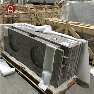 Natural G635 Pink Granite Bathroom Countertop For Home & Hotel Decor