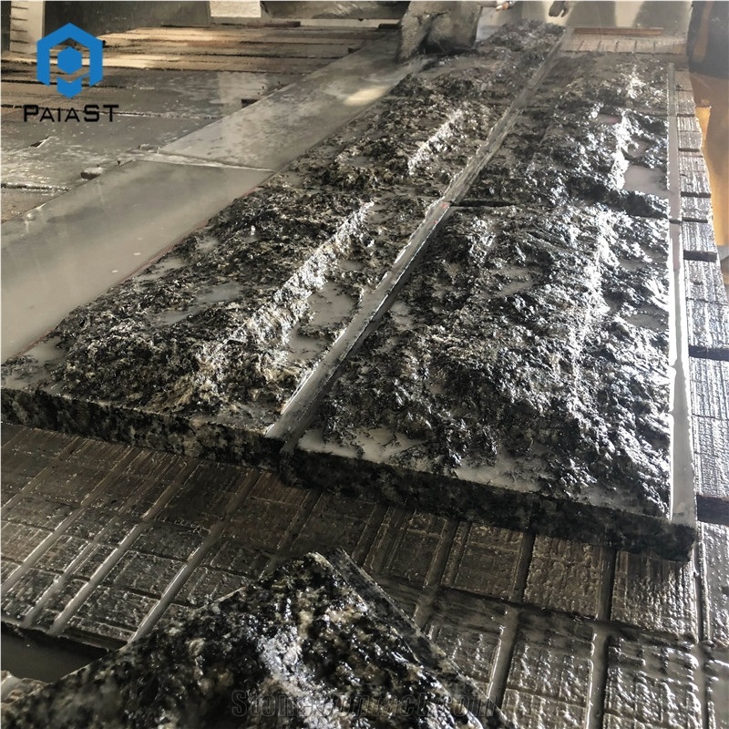 Mushroomed Wall Tiles Olive Green Granite For Wall
