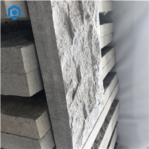 Natural Surface White Granite For Exterior Split Wall Stone