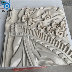 New Design 3D CNC Carving Marble For Home Decor