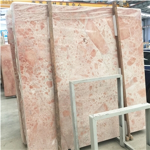 New Rose Akagao Red Marble Slab Indoor Design