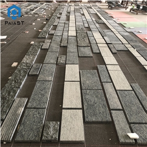 Olive Green Granite Tile For Outdoor Wall Cladding