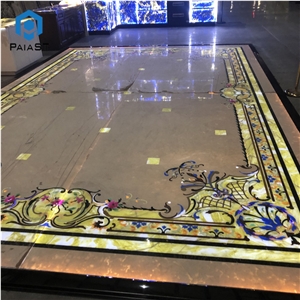 Onyx and Marble Tile Villa Floor Designs